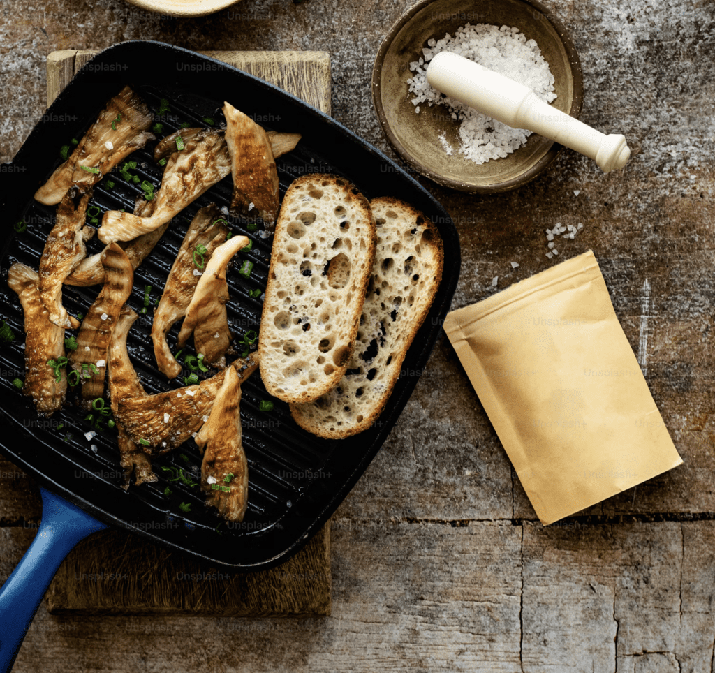 grillpan gietijzer schoonmaken