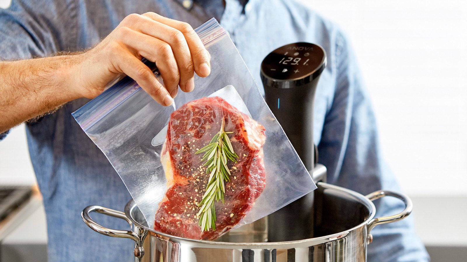Bavette sous vide koken